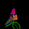 Tim the punk catapillar in his fave turtleneck by playpunk